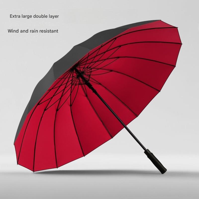 Golf Umbrella - 30 İnç 16 Telli Otomatik Çift
