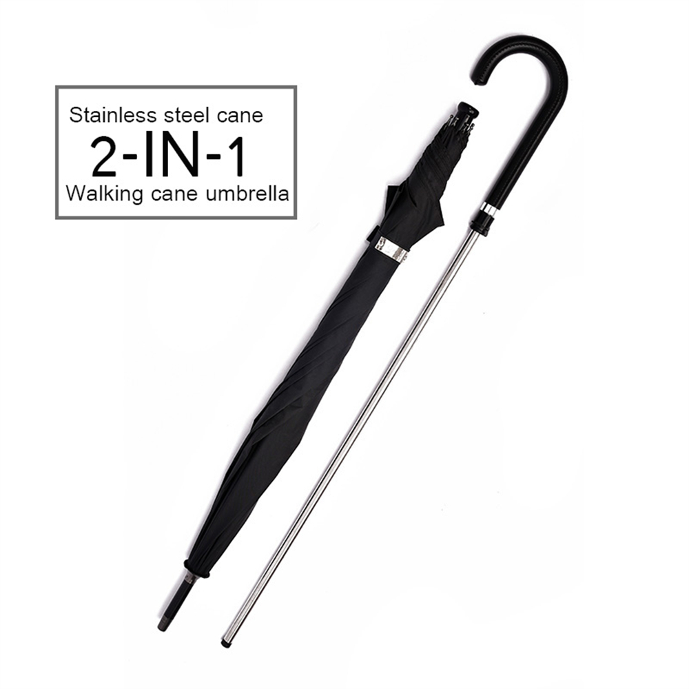 Golf Umbrella Large - Yürüme bastonu sopa kendini savunma 2-In-1