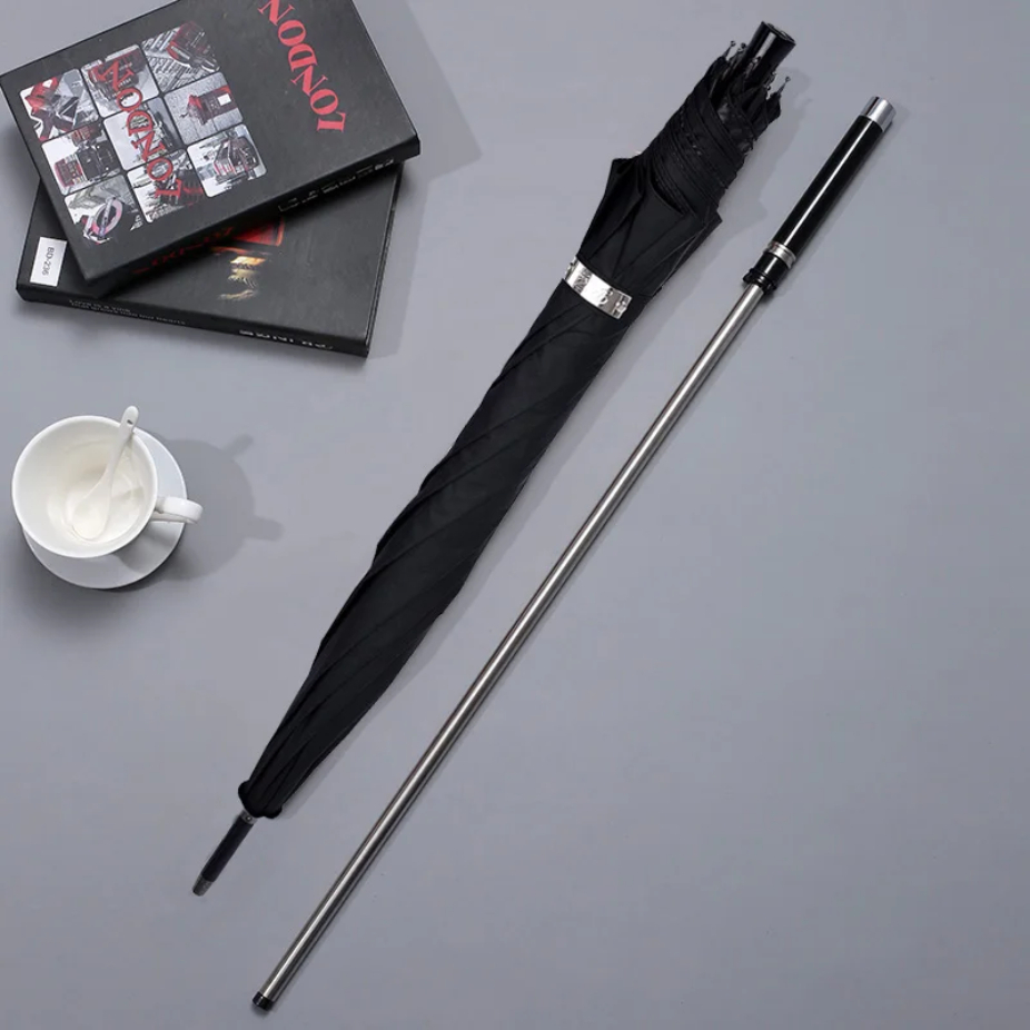 Golf Umbrella Large - Kendini savunma Uzun saplı Rüzgar Geçirmez
