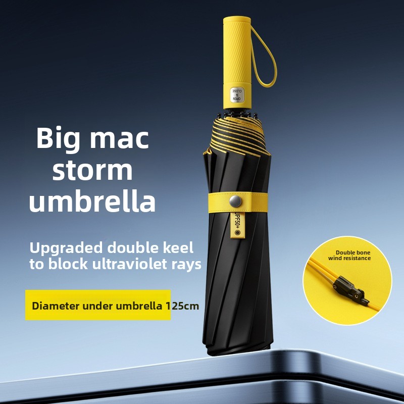 125CM Üç Katlı Çift Katmanlı Ç - Golf Umbrella Large incelemesi ve fiyatı