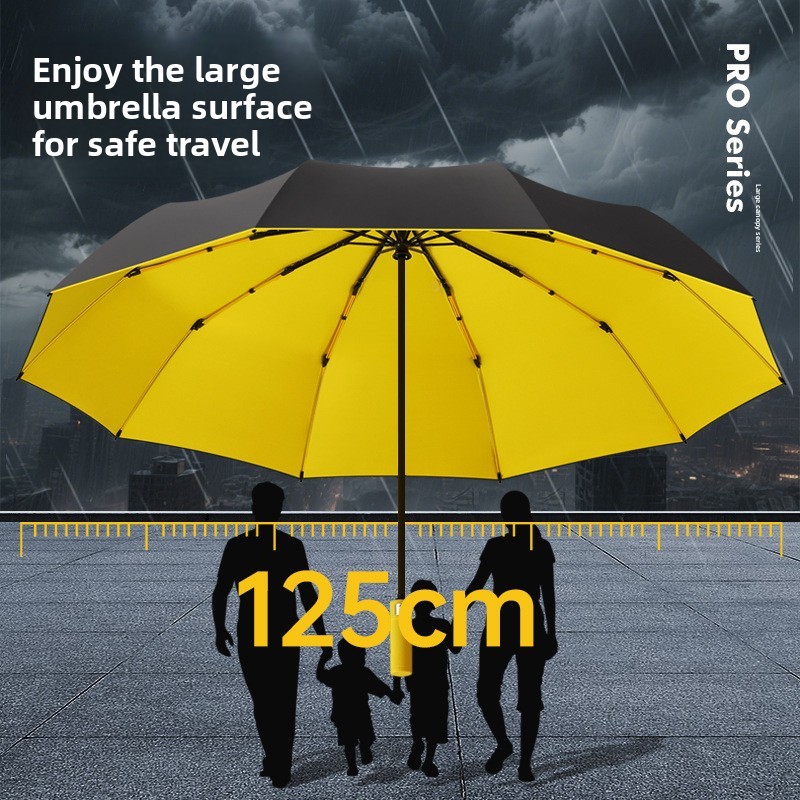 125CM Üç Katlı Çift Katmanlı Ç - Golf Umbrella Large incelemesi ve fiyatı