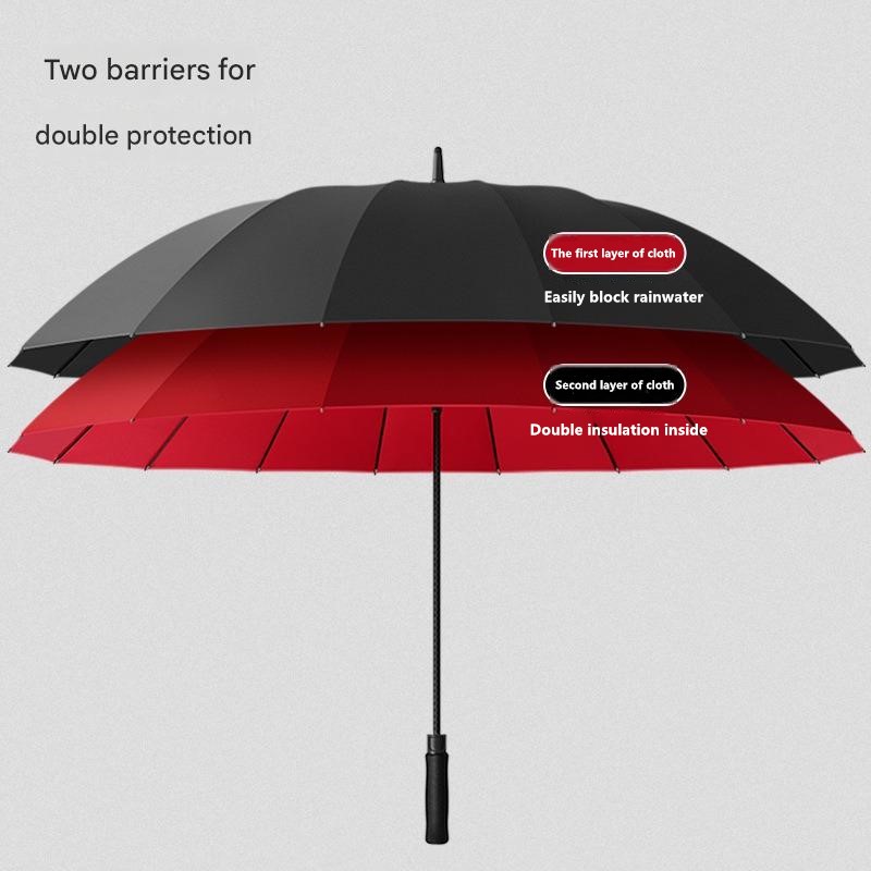 30 İnç 16 Telli Otomatik Çift  - Golf Umbrella incelemesi ve fiyatı
