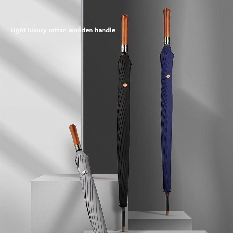 Otomatik Ahşap Saplı Şemsiye 1 - Golf Umbrella incelemesi ve fiyatı